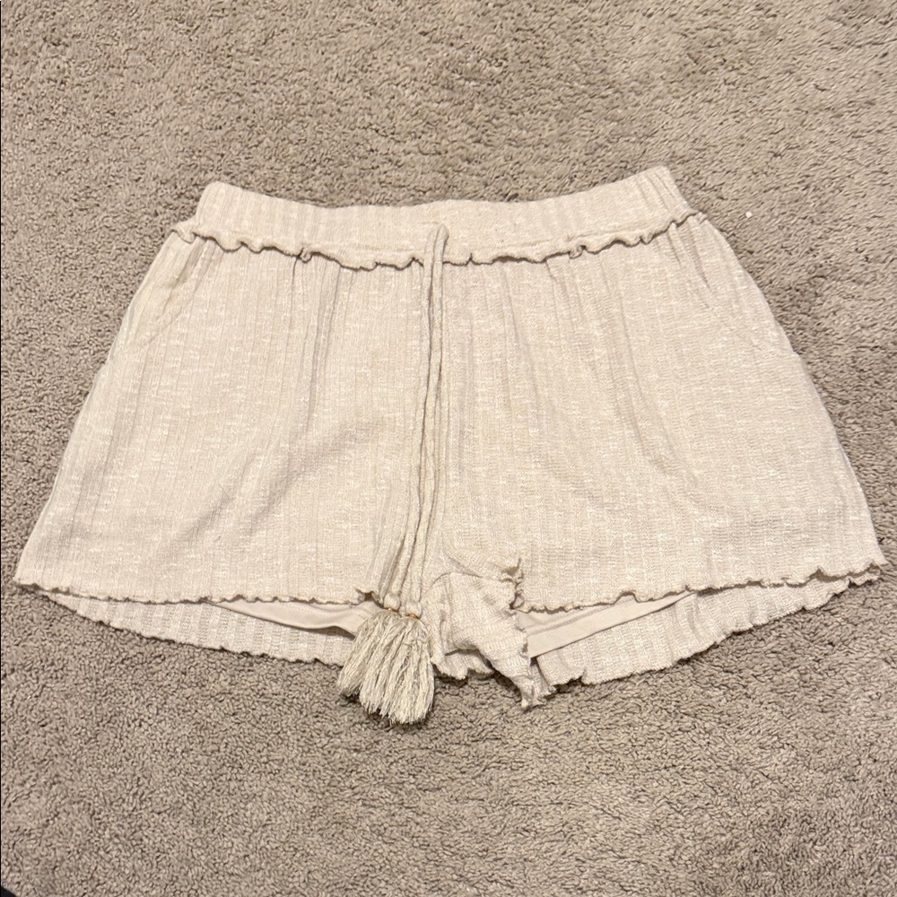 Vintage Havana Cream High Waist Shorts